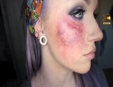 How to make bruises with makeup Easy and fast